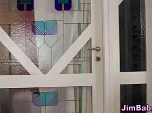 amateur teen eagerly sucks old man's throbbing cock