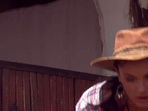 Honey Demon's Intense Anal Amid Hay Bales