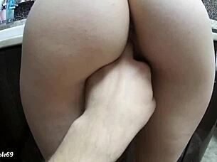 I teased him until he creampied my tight pussy full