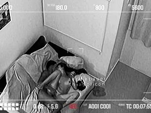 hidden cam catches hot couple fucking wildly in airbnb real amateur action