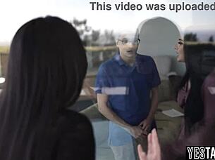 furious big tits milf neighbor fucks my monster cock while wife watches