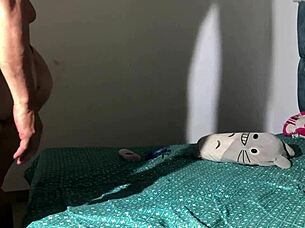 this perverted latina gets naughty in bed