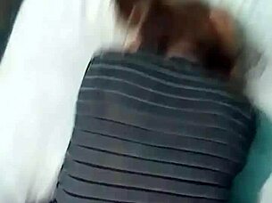 pov latina milf takes doggystyle pounding on big bed webcam