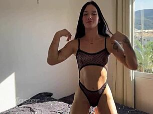 brunette with tight curves loves her thick passion deeply