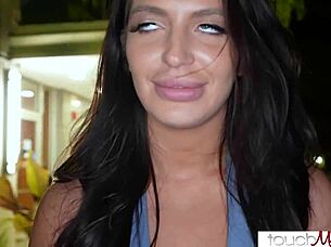 sharing my horny milf wife in hotel, watch her bent over doggy on vacation