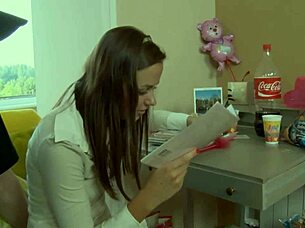 uma u's tits bounce as milo p fucks her hard