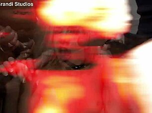 blacks wreck blonde megan love 3on1: balls-deep fisting dp rough anal cum swallow!