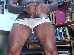 Pornstar Brasil Unleashes Massive Brazilian Fat Cock Handjob