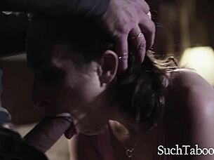 Skinny teen loses anal virginity in hardcore taboo fantasy