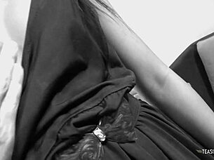 Her shaved pink pussy lips and perfect small Asian tits mesmerize completely