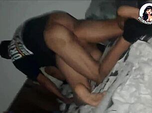 early morning doggystyle pounding for horny wife 😏