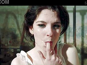 Farm Gangbang Sara Bell Anal DP Cum Feast!