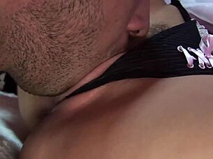 Blonde takes anal foursome cumshot double penetration after order mess