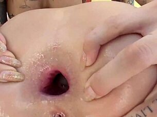 watch milf alice maze take anal fisting before our double penetration pounding!