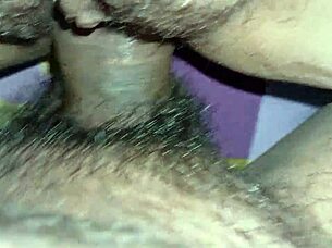 shared bed leads to wet tight pussy rough creampie fuck