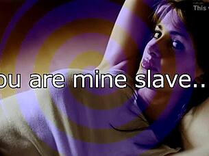 erotic mistress lisa teases with jerk off commands