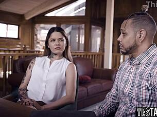 Pervert doctor watches petite asian milf patient interracial doggystyle tattoo pussy 😈🍆💦