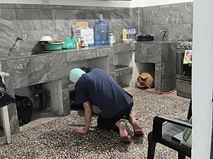 stepsis stuck kitchen i filmed her ass 😜🍑