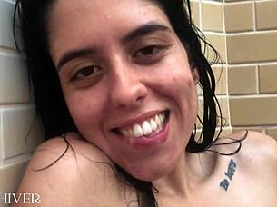 my latina friend's huge natural tits are insane 🔥🍈🍈