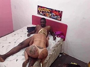 Horny blonde fucks stranger in steamy interracial session