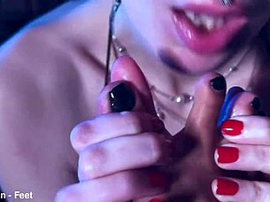 Lick Naughty Bare Feet And Toes Submissively!