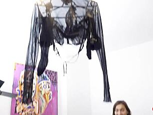 short teen angie elif takes big dick anal at german scout casting