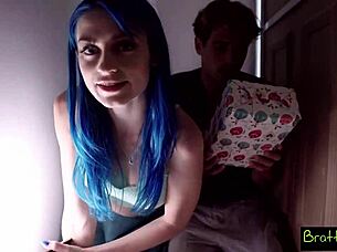 unwrap busty jewelz blu's christmas morning cravings?