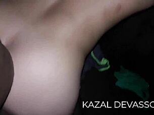 A emo devassa obsessed with bbc gets creamy from monster black cock doggystyle!