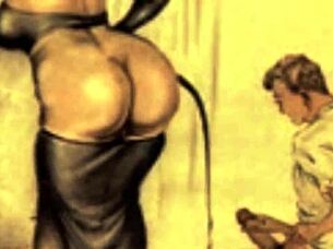 Wow Vintage Erotic Art Captivates Retro Antique Passion!