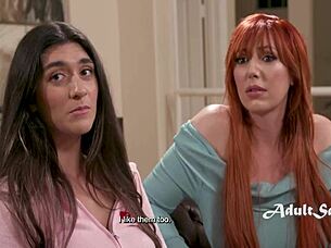 lauren phillips wetness test turns wildly lesbian fun