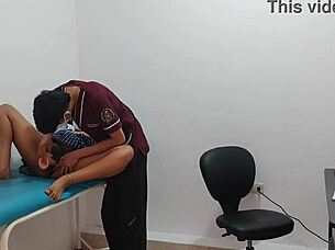 i'm the horny latina student aching in office lingerie desperation