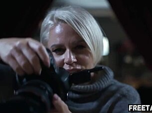 Blonde MILF Fucked Hard During Real Photoshoot Full Movie