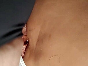 fuck this cute shaved fuck doll's tight big pussy double penetration closeup