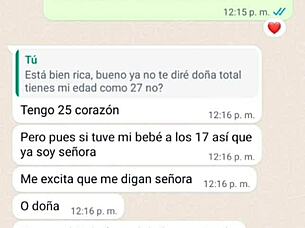 doña mary got horny and sent me her hot nudes