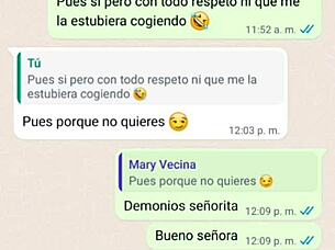 doña mary got horny and sent me her hot nudes