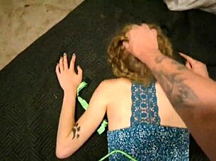 Petite spinner Richelle begs for double creampie domination in full rough movie?