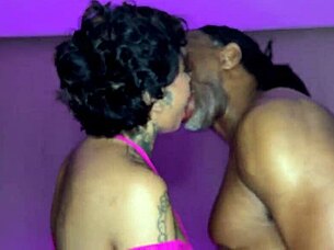 brazilian black annie clementine rides raw cock bareback closeup ass pussy action trailer