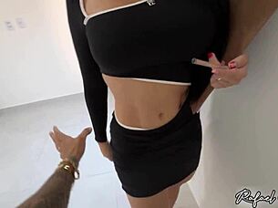 Hot Realtor Sucks Cock While Showing Apartment