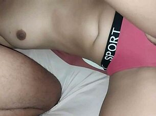 Neighbor Cock Riding Orgasm Creampie