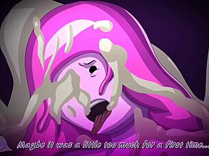 ever wondered how princess bubblegum handles that dark heart monster cock?