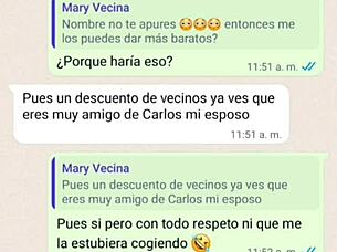 doña mary got horny and sent me her hot nudes