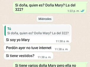 doña mary got horny and sent me her hot nudes