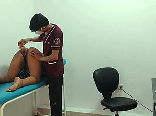 i'm the horny latina student aching in office lingerie desperation