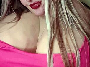 Susi teases huge boobs then sucks BBC toy