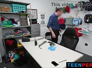 callie jacobs teen perp caught bending over in garage