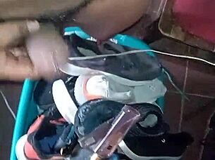 Sexy latina neighbor torments with her dripping wet pussy