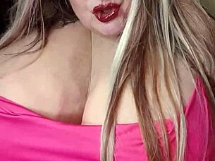 Susi teases huge boobs then sucks BBC toy