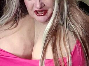 Susi teases huge boobs then sucks BBC toy