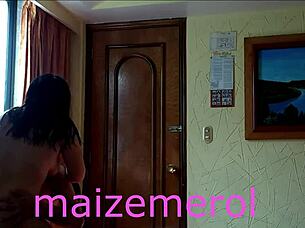 curvy latina screams riding huge cock doggystyle in cdmx hotel