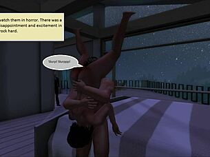 pregnant wife cheats wearing horns in steamy cuckold comic tale